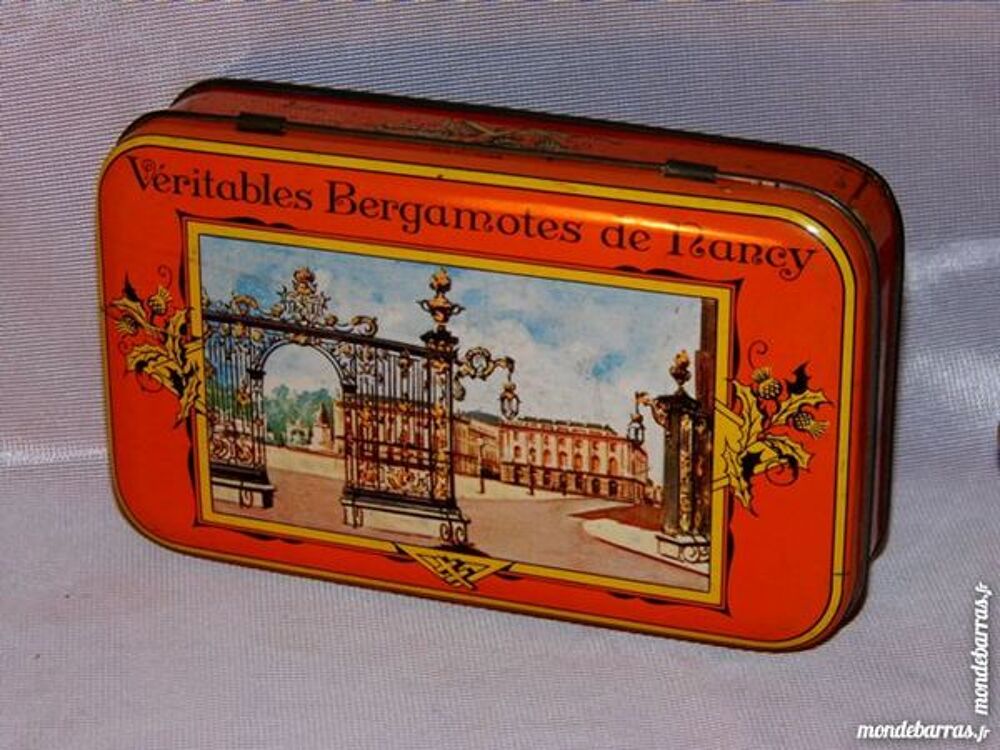 Boite publicitaire ancienne Bergamotes de Nancy Décoration