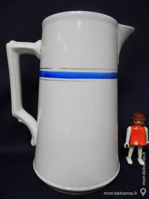 Ancien faience pichet onnaing nord carafe vintage 20 Dunkerque (59)