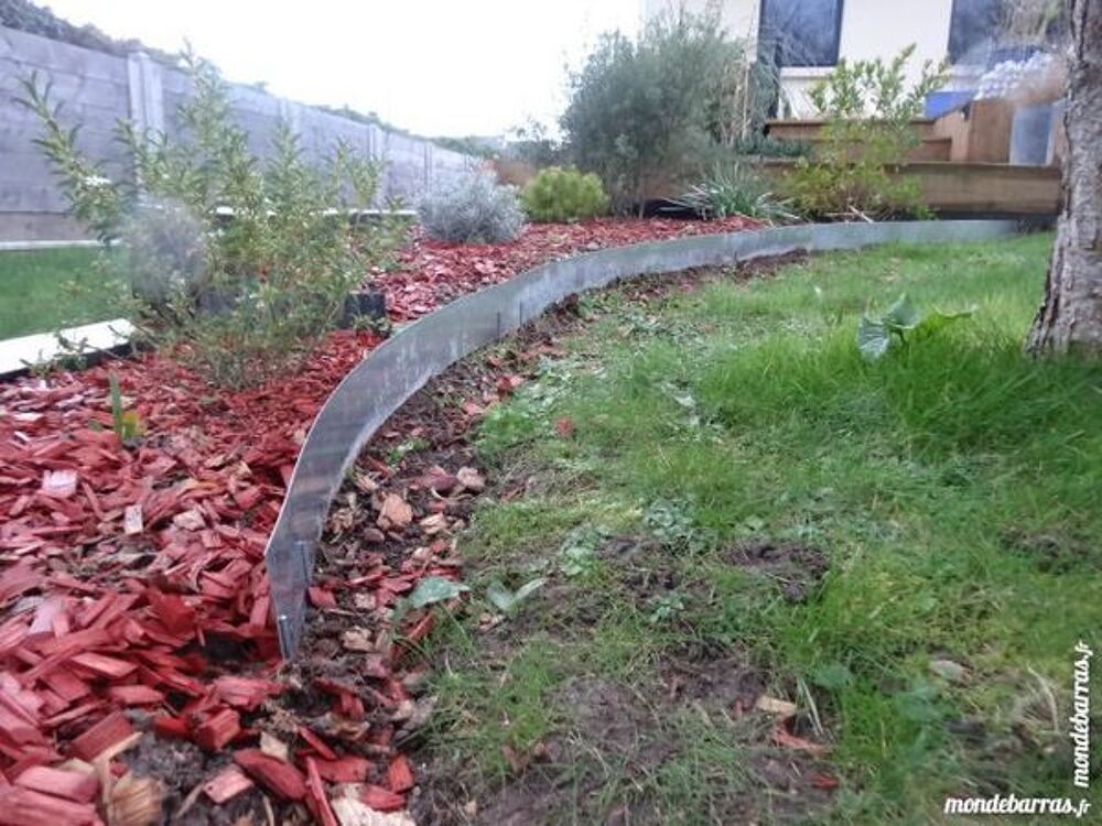 Bande de t&ocirc;le galva pour plate bande Jardin