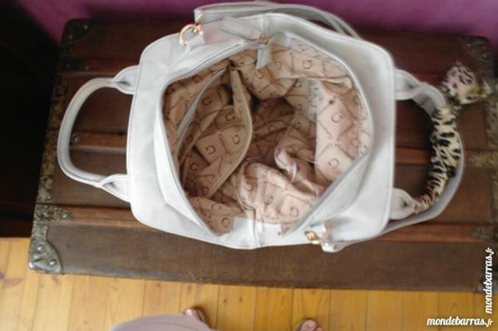 Sac &agrave; main beige occasion Maroquinerie