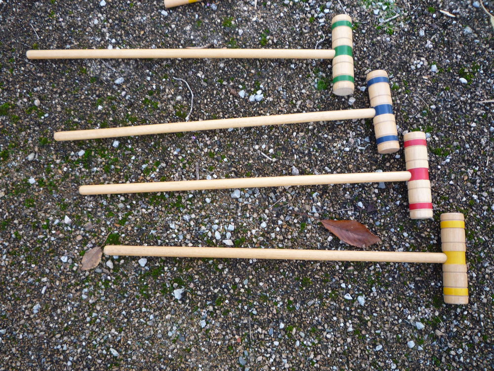 Jeux de croquet en bois Jeux / jouets