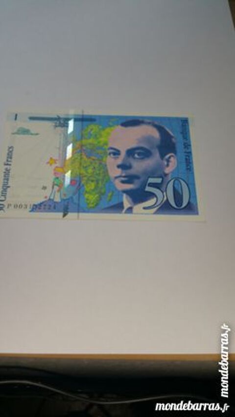 Billet 50 franc bleu franais 10 Colmar (68)