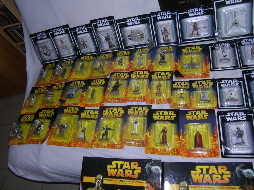 Collection complete star wars 60 figurines en plomb 