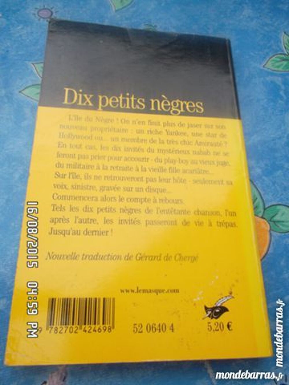DIX PETITS NEGRES Livres et BD