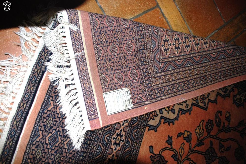 TAPIS d'Orient authentique Pakistan 450000 noeuds Décoration