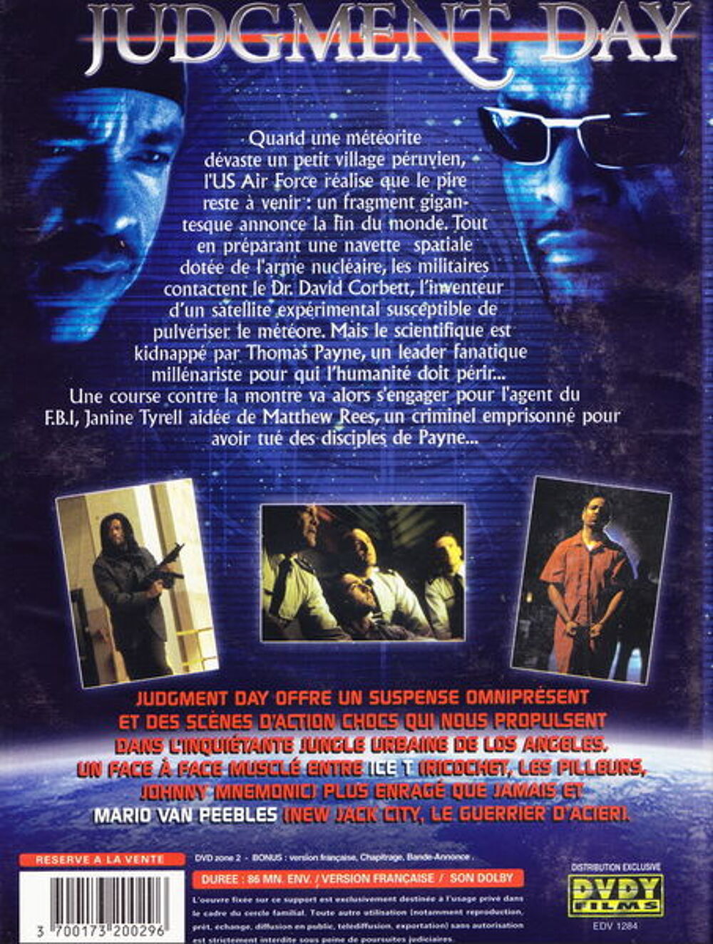 DVD Judgment day
DVD et blu-ray