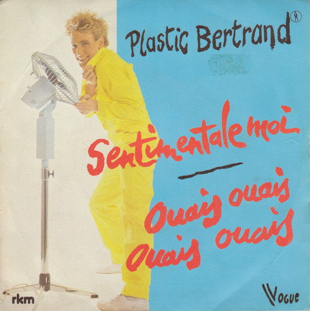 Disque vinyle 45 tours Plastic Bertrand - Sentimentale moi
CD et vinyles