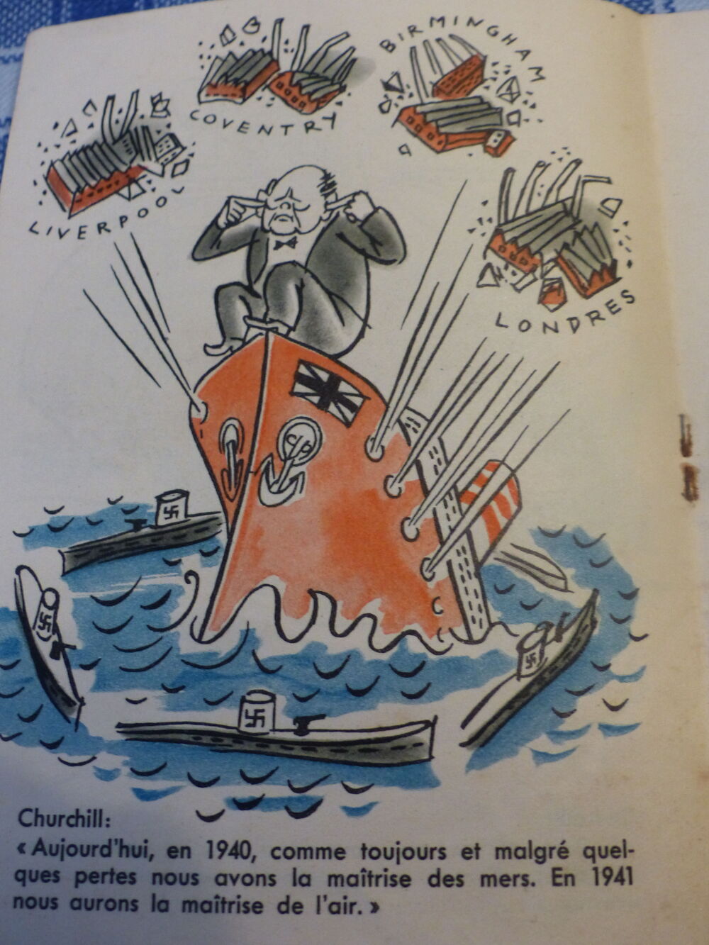 EXCEPTIONEL PETIT LIVRET (CHURCHILL) 