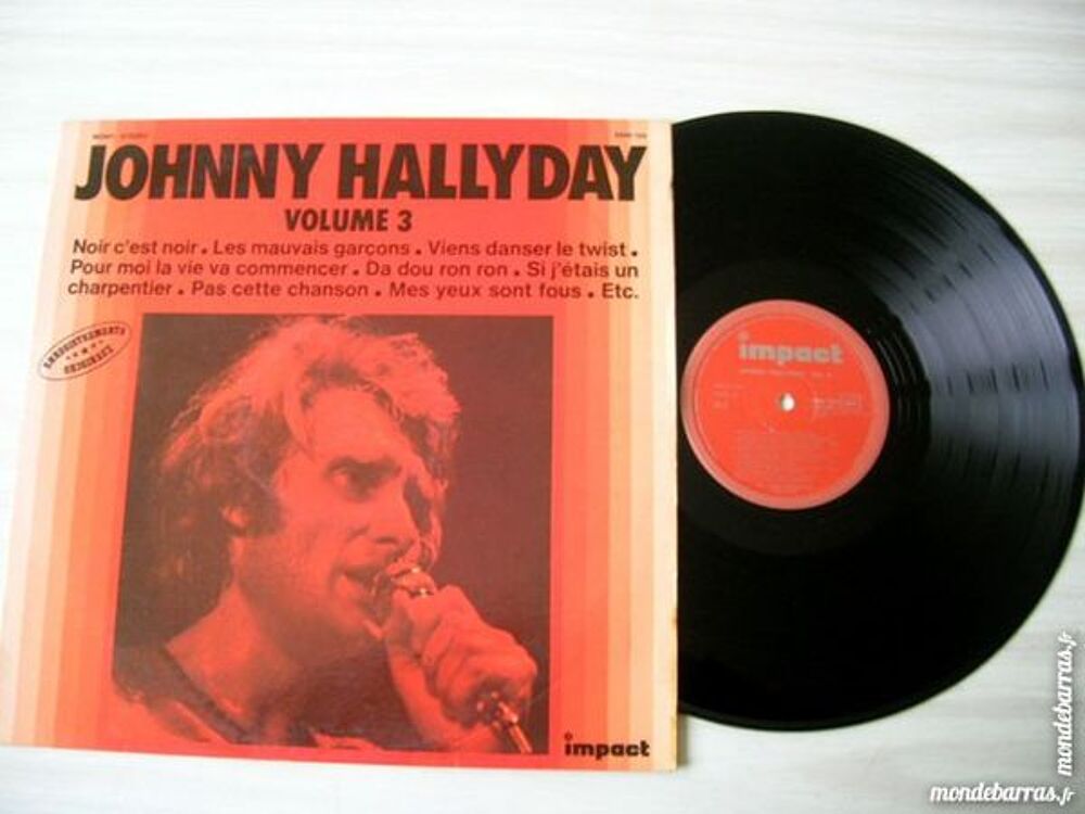 33 TOURS JOHNNY HALLYDAY Vol.3 IMPACT CD et vinyles