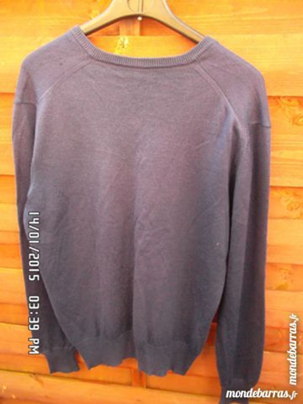 Pull bleu marine t.44/46*juste 3e*kiki60230 Vêtements