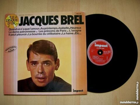 33 TOURS JACQUES BREL Le disque d'or 6 Nantes (44)
