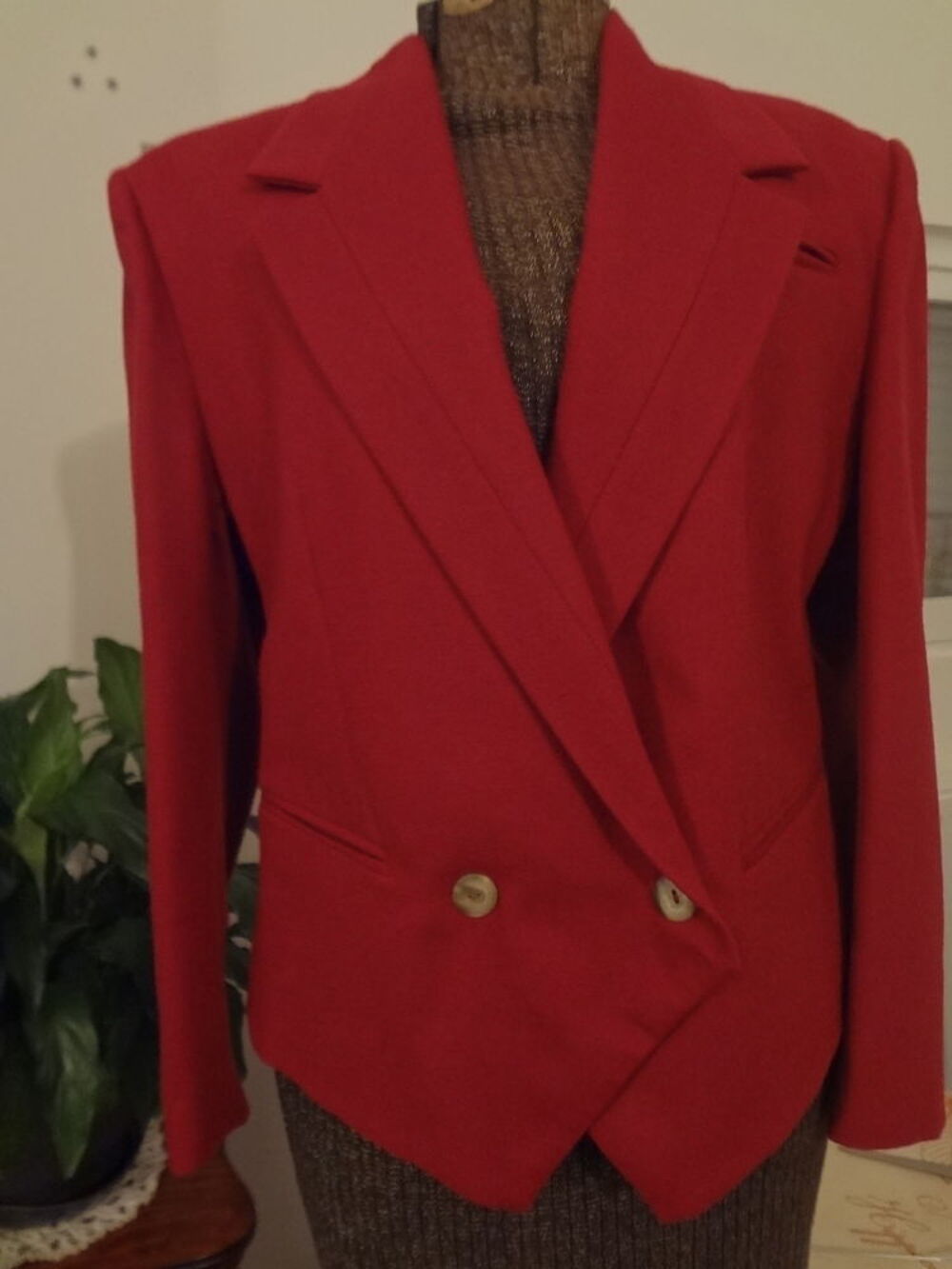 Tailleur jupe/veste, Bordeaux, taille 42 Vêtements