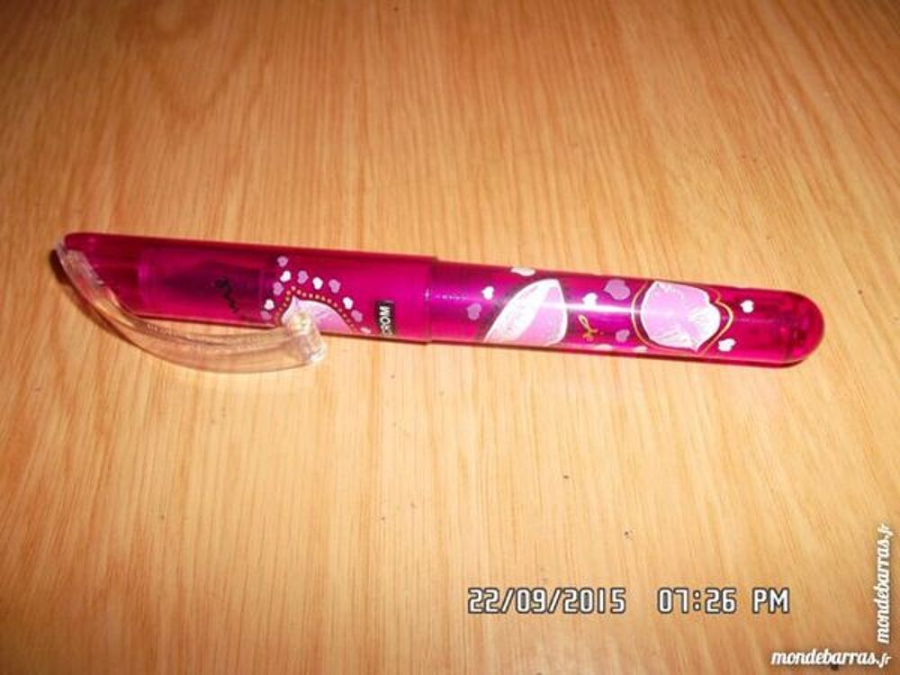 stylo plume rose INOXCROM Bijoux et montres