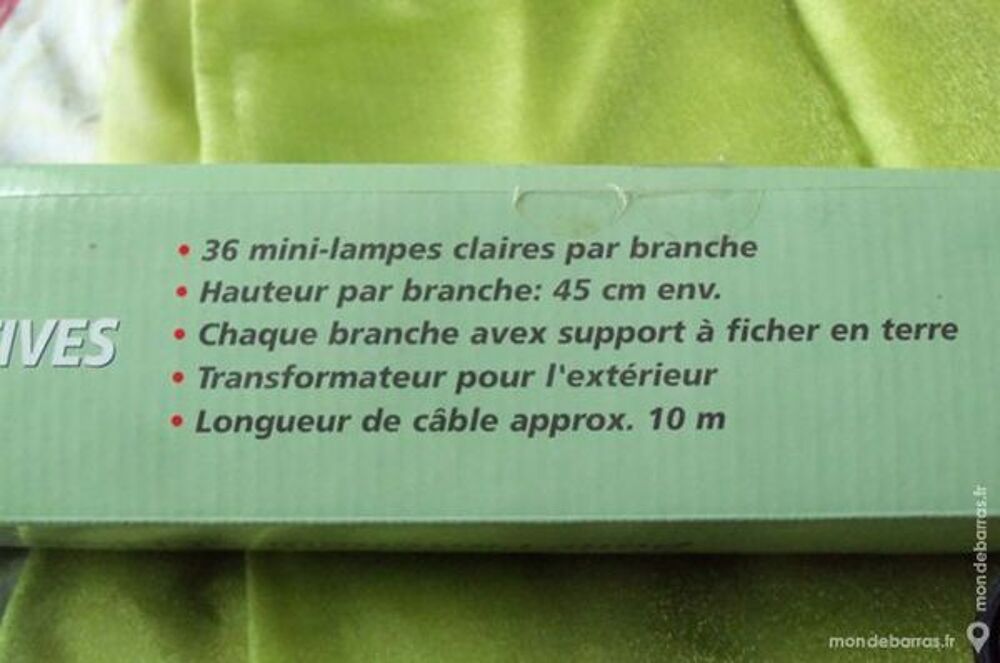 Jeu de 4 branches lumineuses Décoration