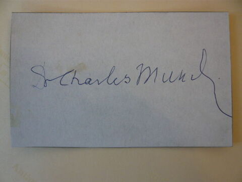 Charles Munch Autographe 10 Vendenheim (67)