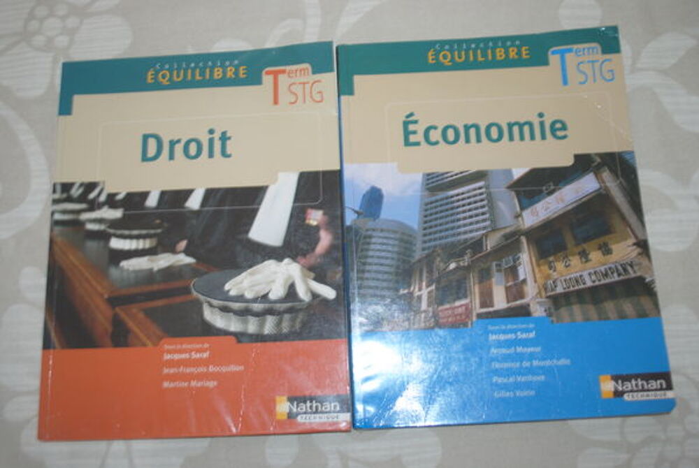 Livres Terminale STG Droit et Economie Livres et BD