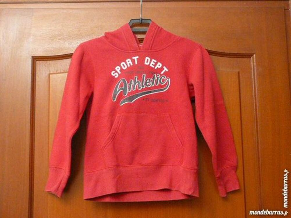 SWEAT SHIRT ROUGE 8 ANS Vêtements enfants