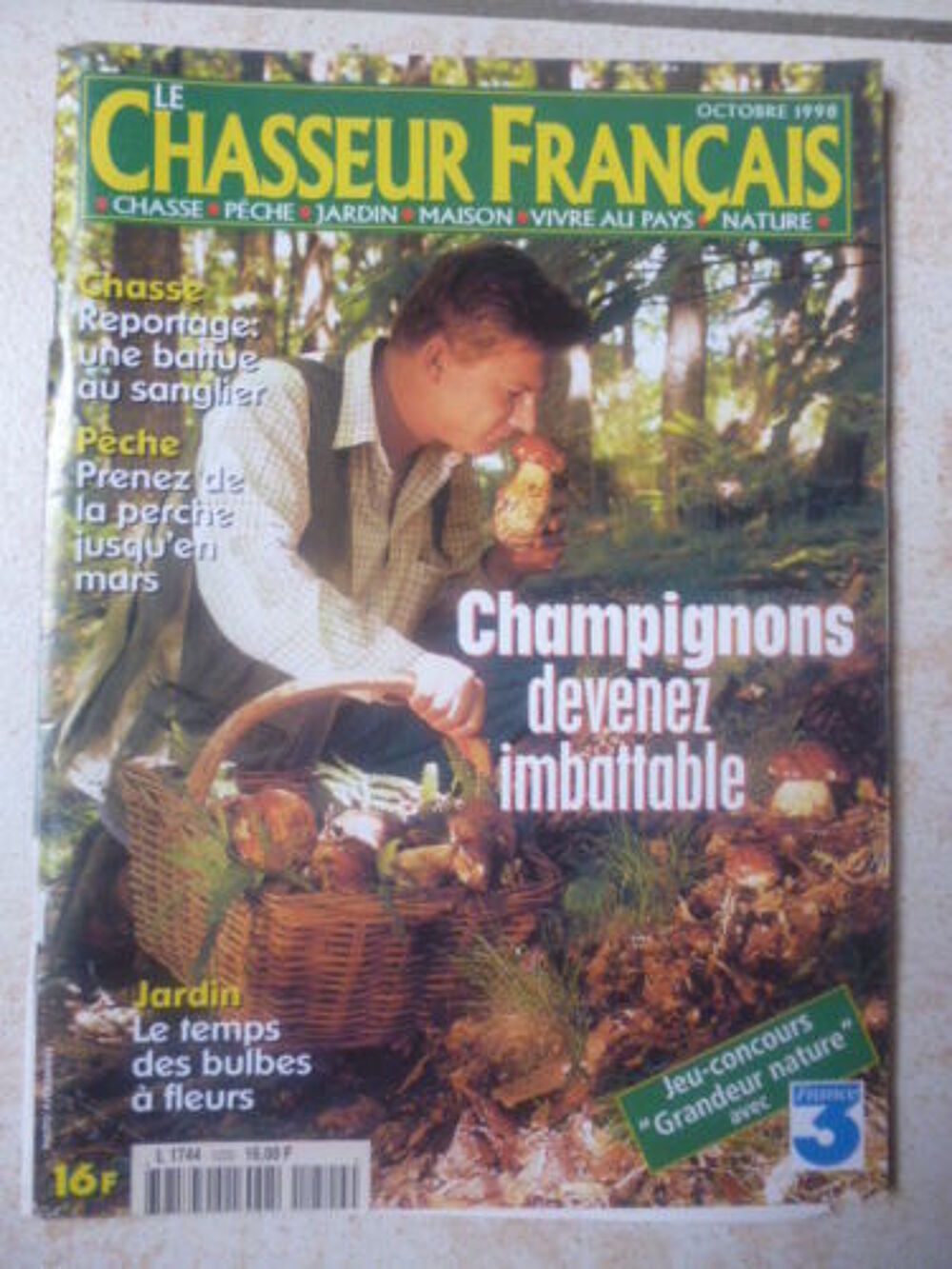 Magazine chasseur fran&ccedil;ais Octobre 1998 