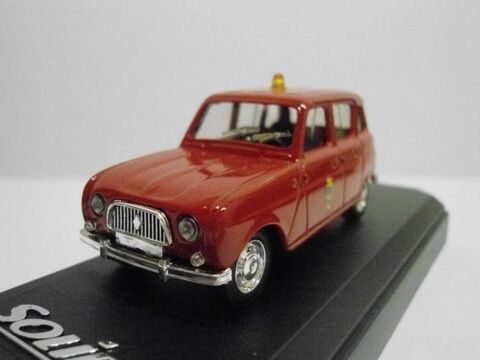 Renault 4L pompiers 1964 18 Follainville-Dennemont (78)