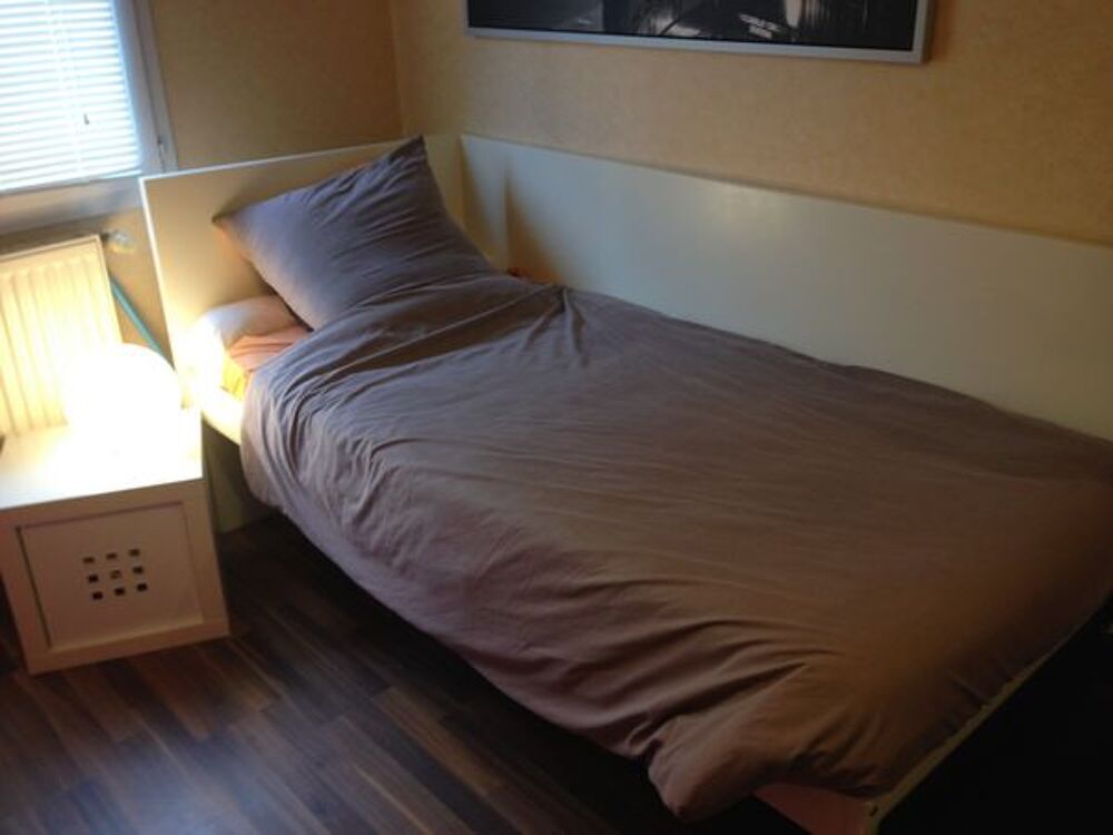 Ensemble lit Ikea 1 personne + Matelas + Sommier Meubles