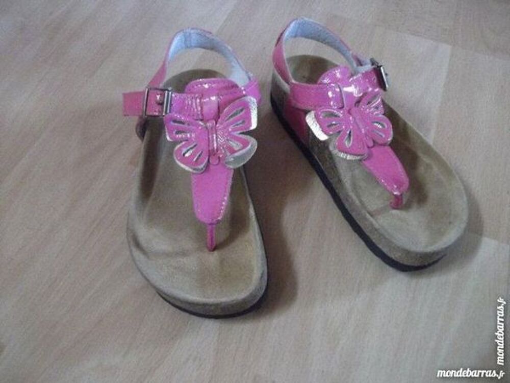 Sandales fille cuir verni ACEBO'S rose Pointure 27 Chaussures