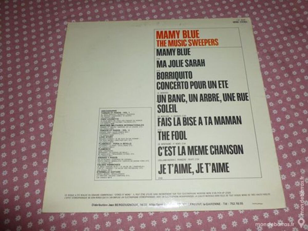 MAMY BLUE, vinyle 33ts CD et vinyles