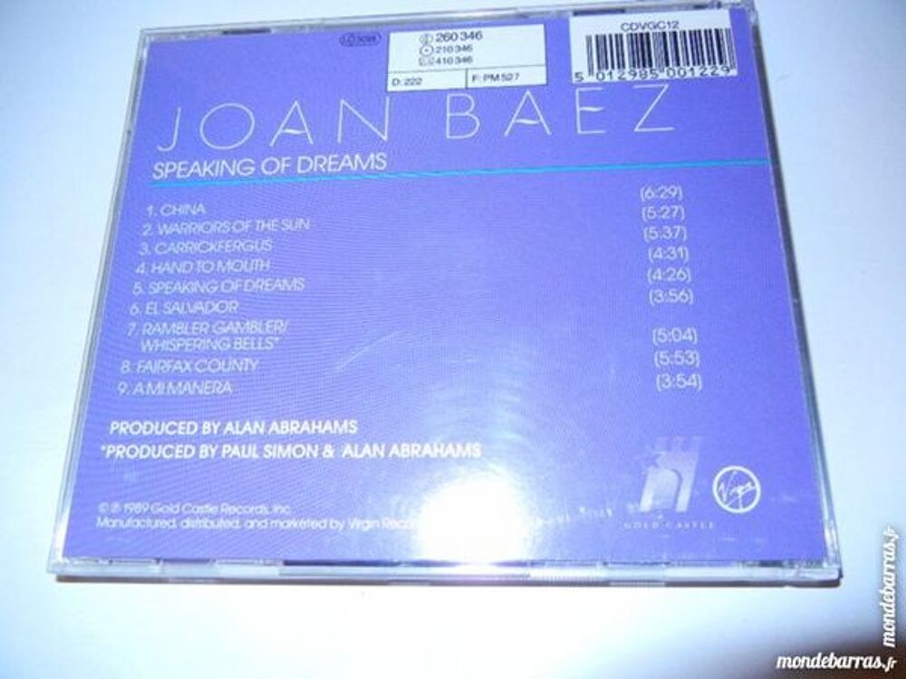 joan baez CD et vinyles