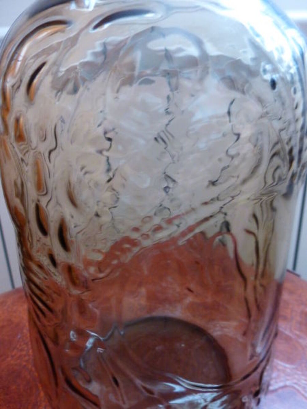 POT EN VERRE FUM&Eacute; sans couvercle Electroménager