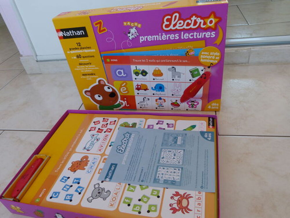 2 JEUX EDUCATIF NATHAN AVEC STYLO SONORE ET LUMINEUX
Jeux / jouets