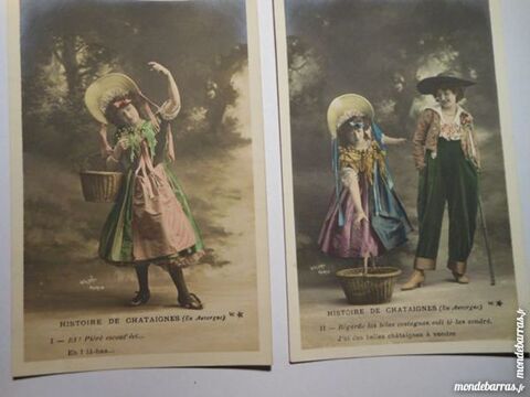  CPA serie de 10   histoire de chataignes   32G2  10 Grézieu-la-Varenne (69)