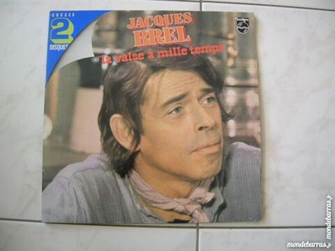 33 TOURS JACQUES BREL La valse à mille temps  2 LP 12 Nantes (44)