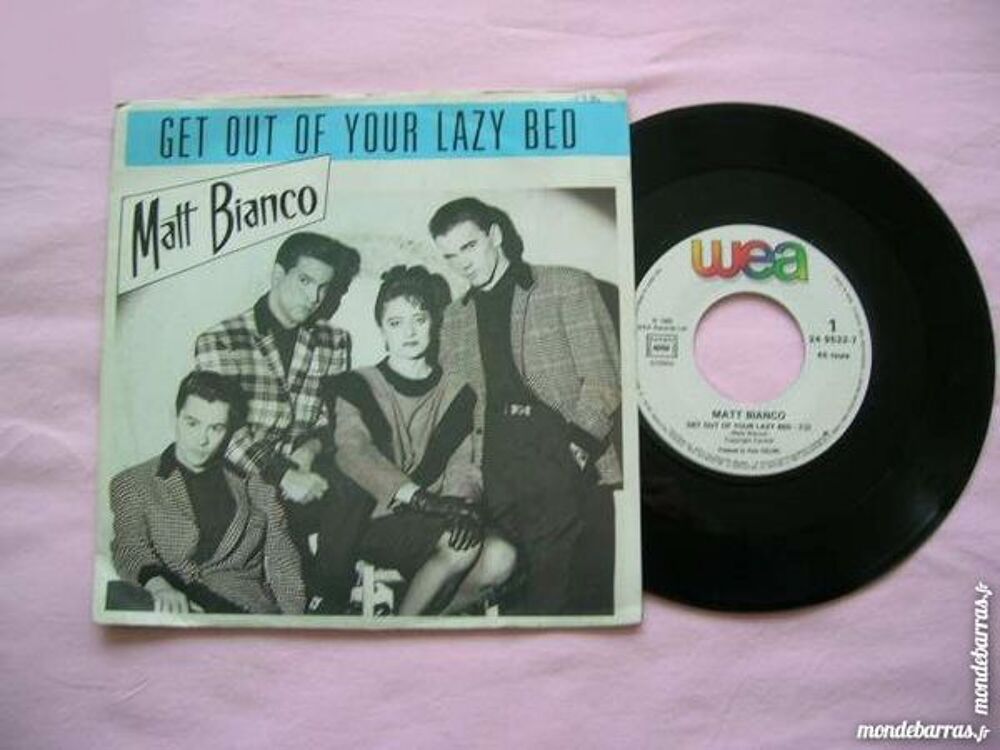 45 TOURS MATT BIANCO Get out of your lazy bed CD et vinyles