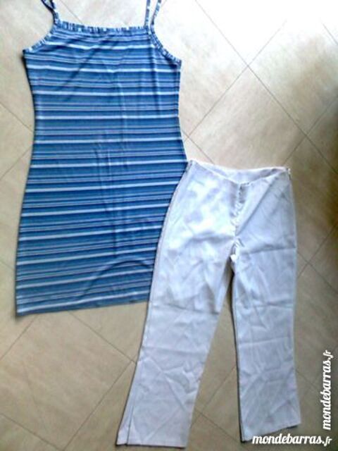 gilet, pantacourt, robe, -40/42/ M - zoe 3 Martigues (13)