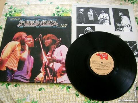 DOUBLE 33 TOURS BEE GEES Here at last? LIVE 15 Nantes (44)