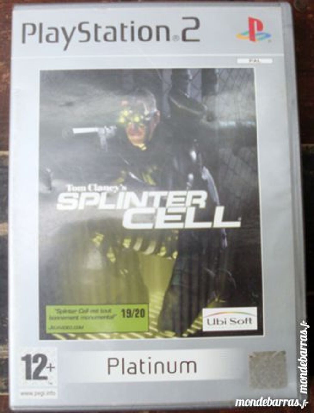 Jeu Playsyation 2 Splinter Cell Consoles et jeux vidéos