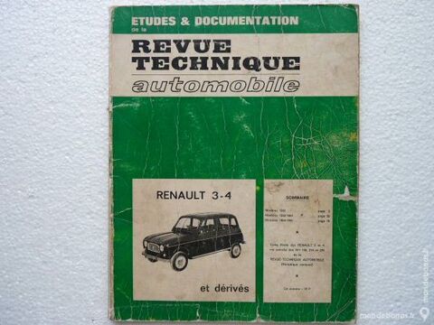 Revue technique RENAULT R3/R4 10 Cucq (62)