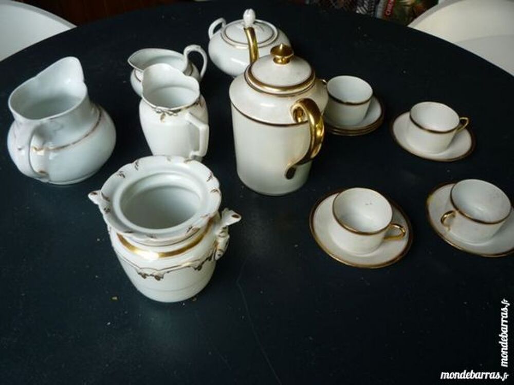 Service &agrave; caf&eacute;,F Legrand Limoges,porcelaine Paris Décoration