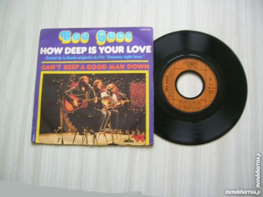 45 TOURS BEE GEES How deep is your love CD et vinyles