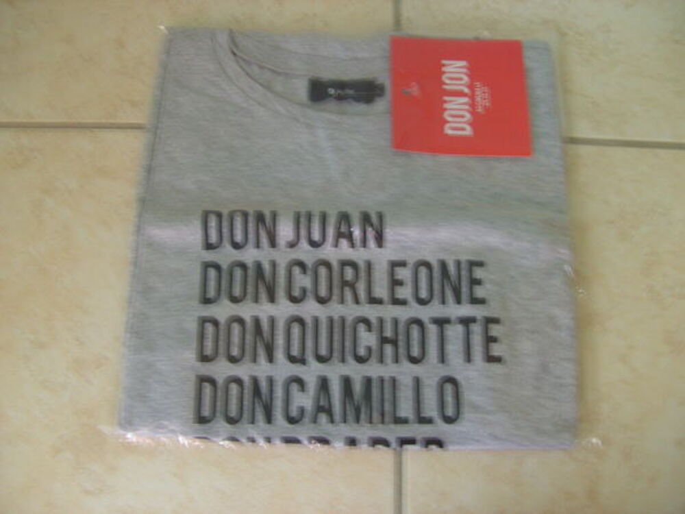 Tee-shirt gris Don Jon de la marque Kulte (Neuf) Vêtements