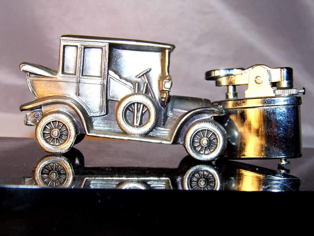 Briquet gaz MERCEDES BENZ 1910 voiture ancienne tacot 