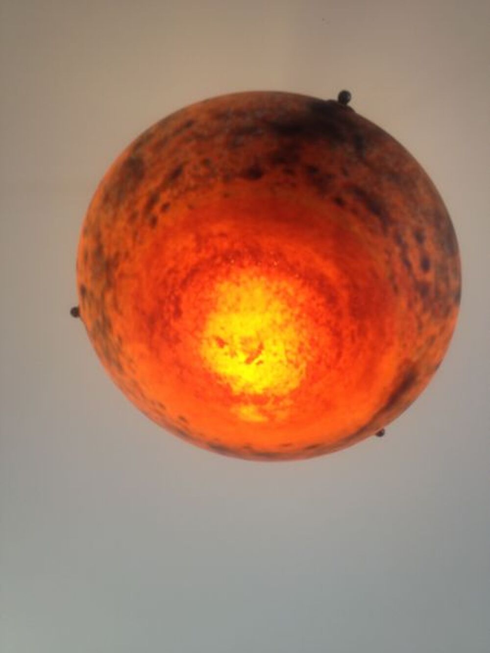 Lustres en p&acirc;te de verre Décoration
