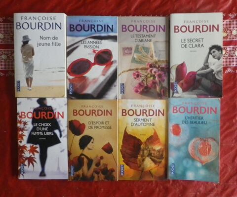 LOT DE 8 FRANCOISE BOURDIN ou   l'unit 20 Attainville (95)