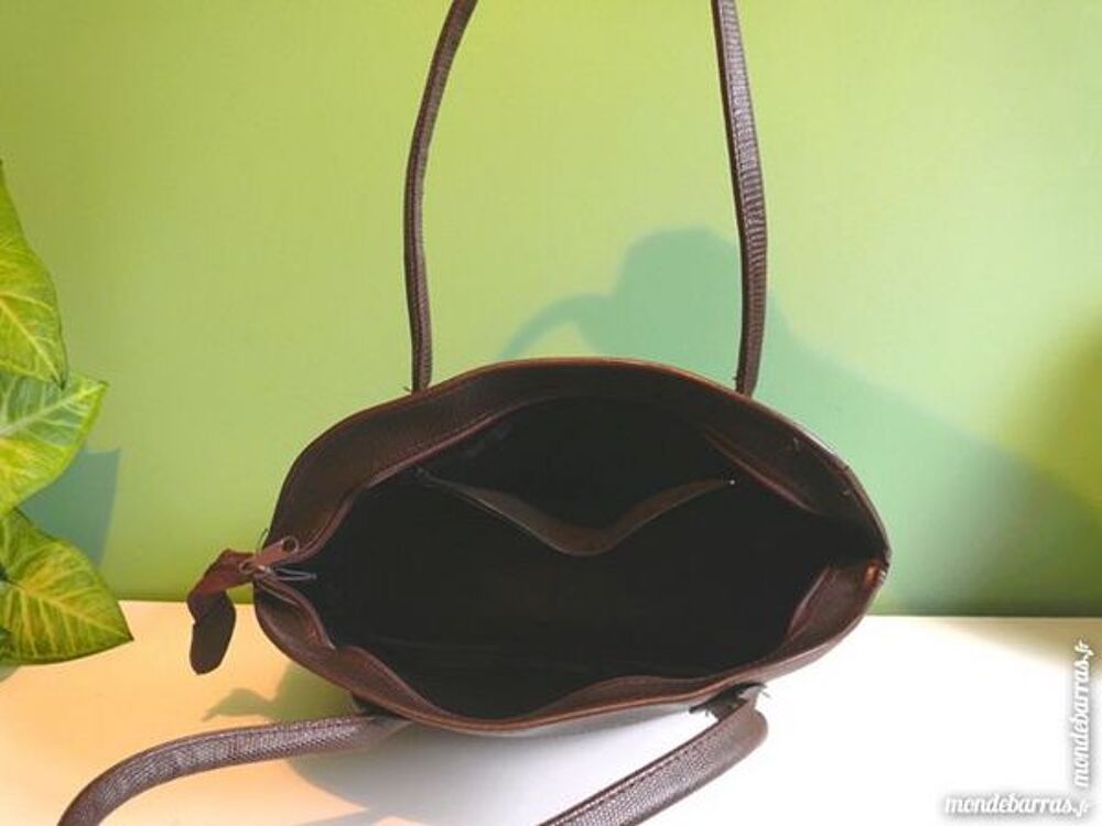 SAC A MAIN - imitation croco Maroquinerie