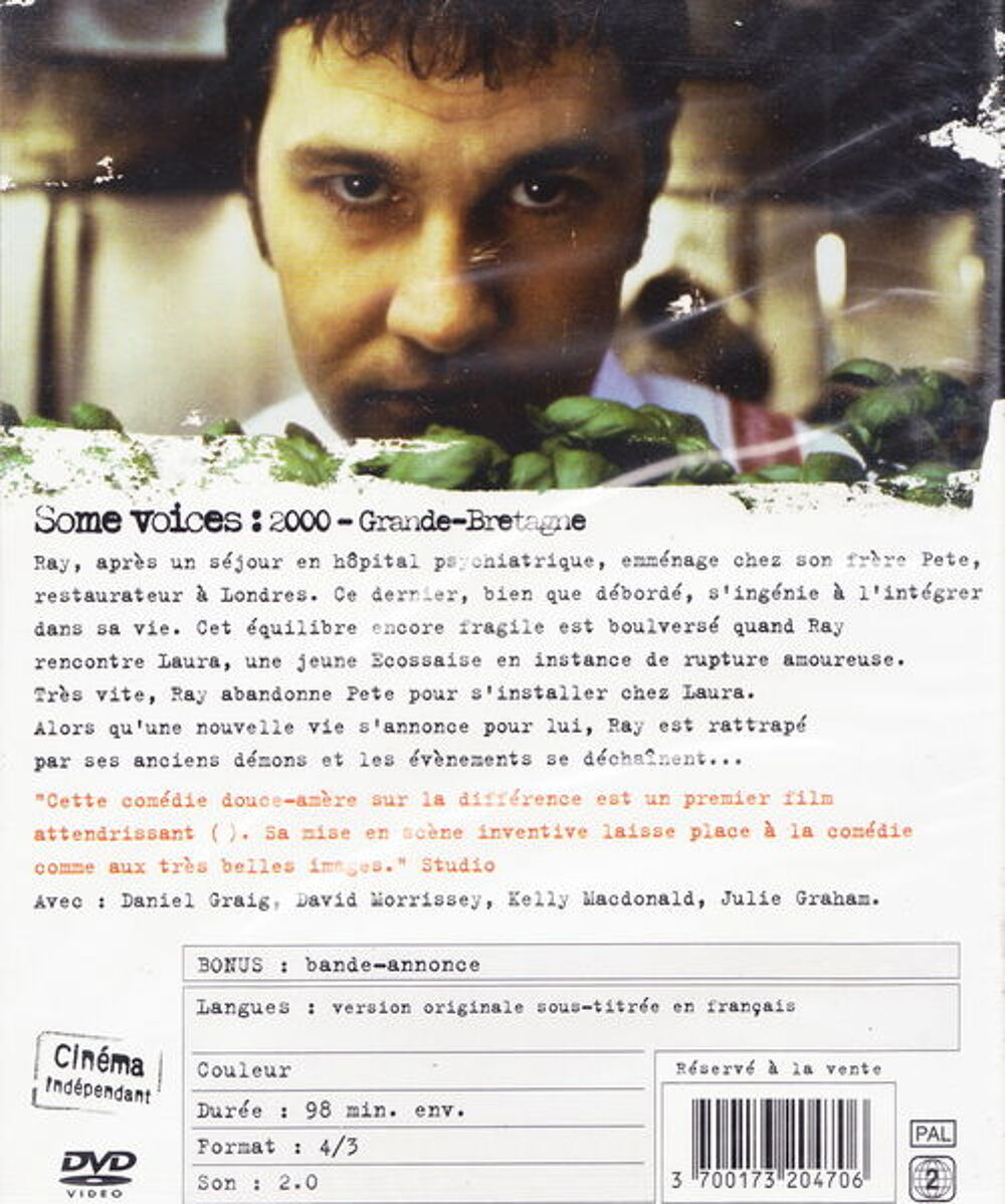 DVD Some voices NEUF sous blister
DVD et blu-ray