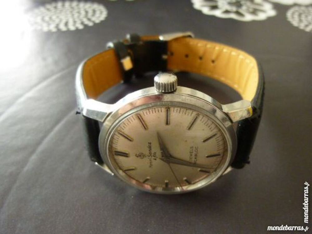 SANDOZ ST96 montre Suisse 1970 m&eacute;canique SAN0037 Bijoux et montres