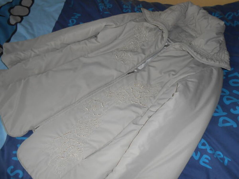 BLOUSON FEMME ECRU T. 40 Vêtements