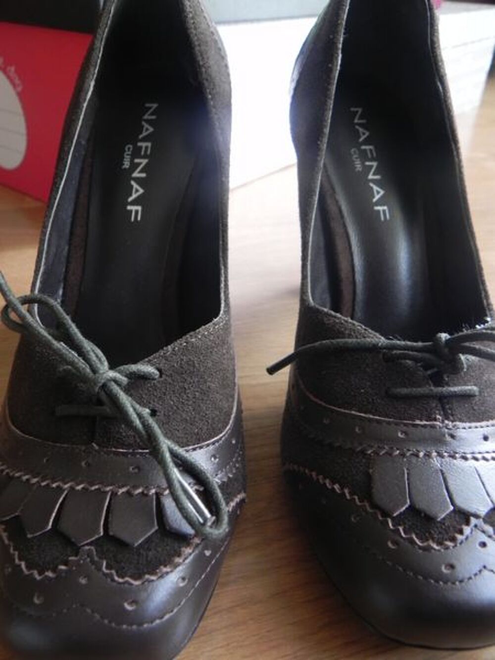 Escarpins neufs daim marron Chaussures