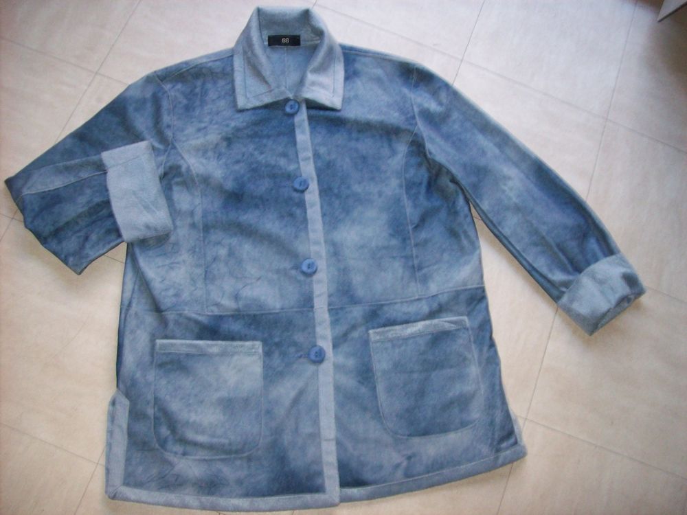 VESTE bleu marbr&eacute; - XXL - zoe Vêtements