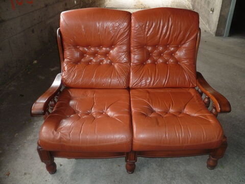 canap� cuir deux places 650 Lyon 3 (69)