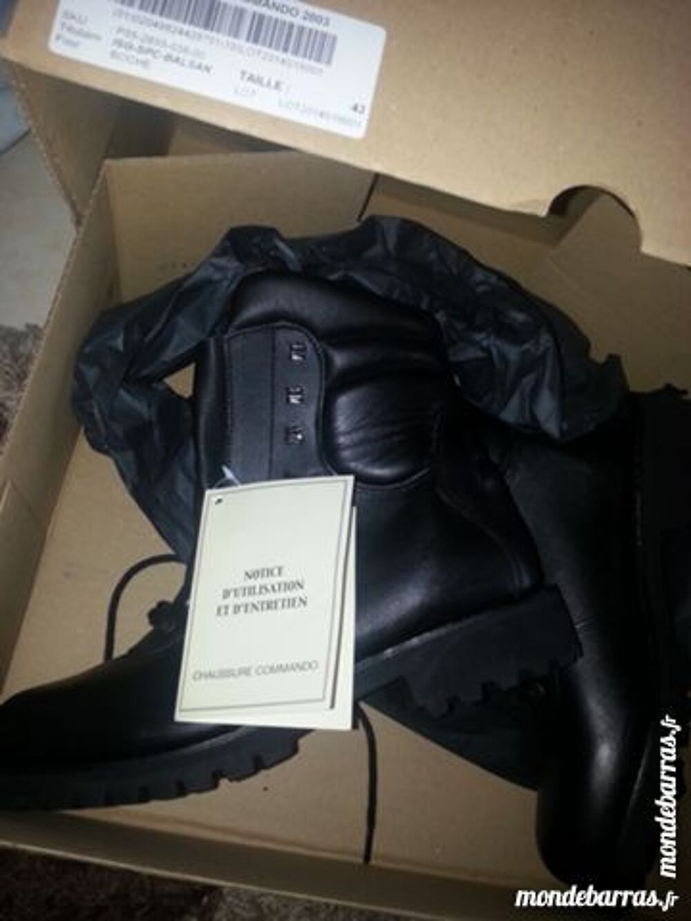 Chaussures commandos souple Chaussures